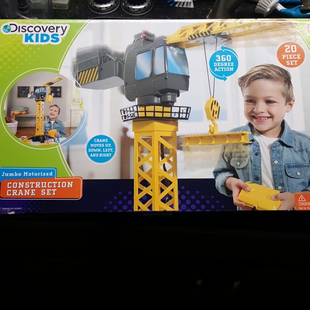 Discovery Kids Construction Crane Set